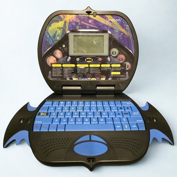 Batman Power Wing Laptop Computer Oregon Scientific Vintage EUC - Picture 5 of 10